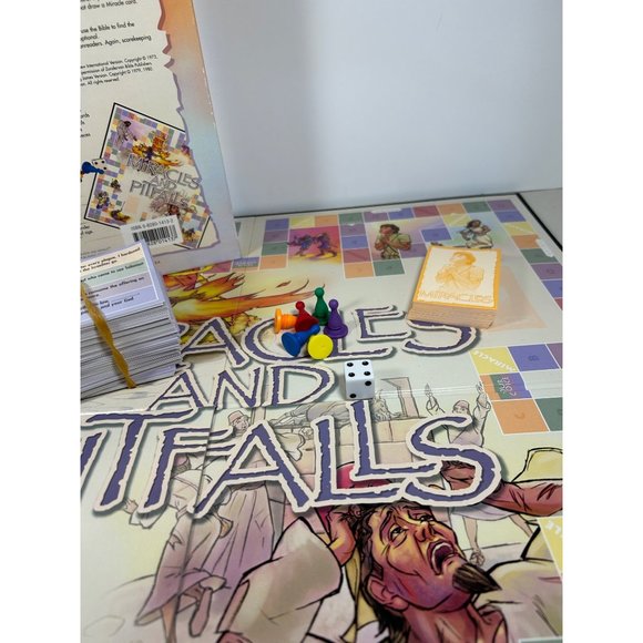Board Game Miracles and Pitfalls Bible Adventure VTG Complete Ages Christian - Picture 4 of 10